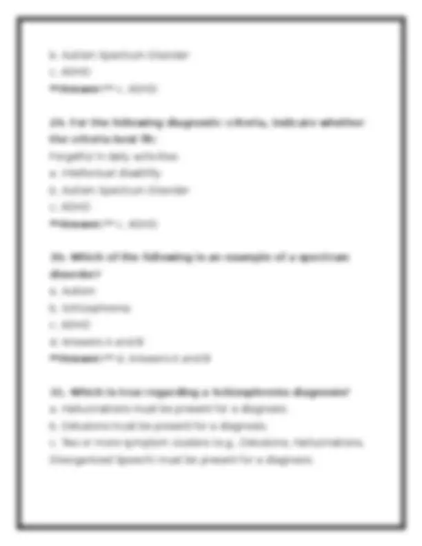 PSYC 210 Module 2 Exam 2026 (PDF) | Abnormal Psychology | Exams ...
