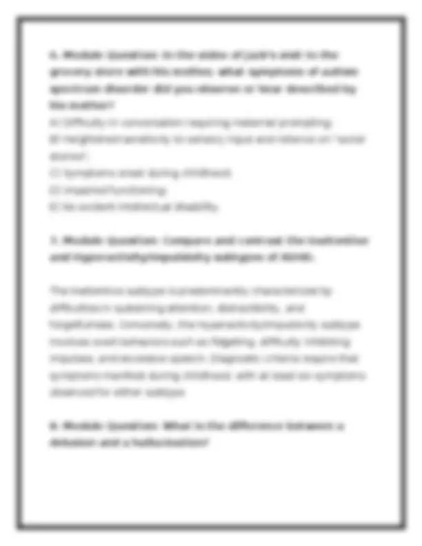 PSYC 210 Module 2 Exam 2026 (PDF) | Abnormal Psychology | Exams ...