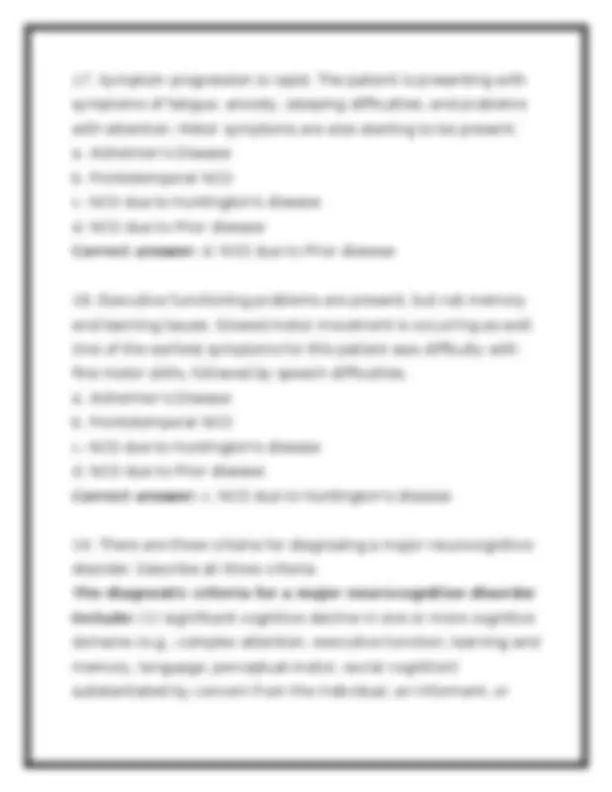 PSYC 210 Module 7 Exam 2026 (PDF) | Abnormal Psychology | Exams ...