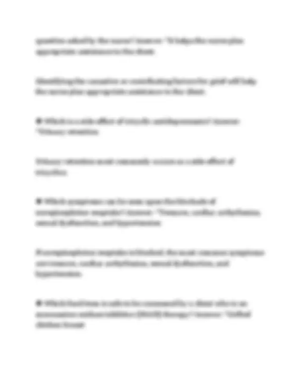 ESSENTIALS OF PSYCHIATRIC MENTAL HEALTH NURSING FINAL SCRIPT 2026 ...