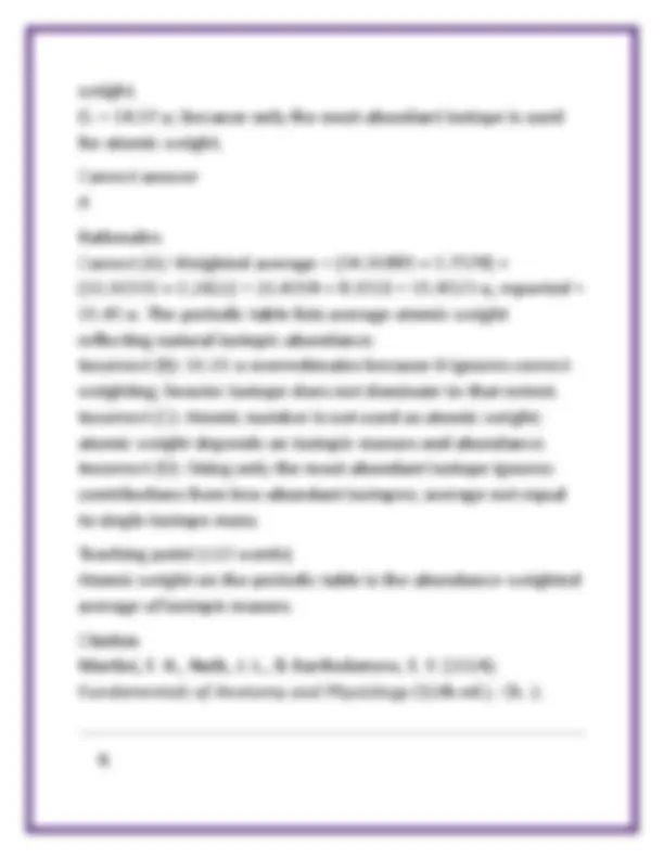 Fundamentals of Anatomy & Physiology 12th Edition Test Bank Martini