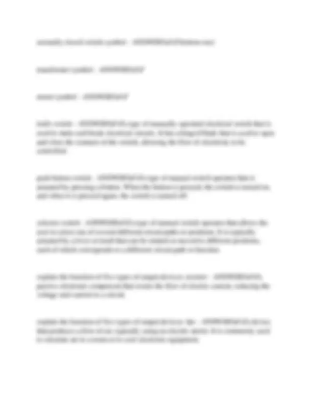 Saca Test Example C-201 ELECTRICAL SSYSTEMS 1 SACA CERTIFICATION QUESTIONS AND ANSWERS ...