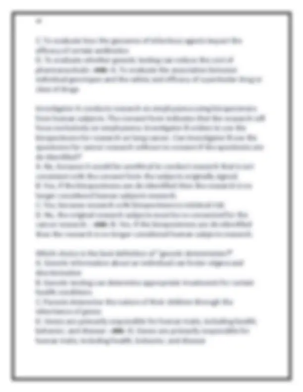Citi Program Answers Module 1 CITI TRAINING COMPLETE MODULES 1-24 (BIOMEDICAL RESEARCH) WITH ...