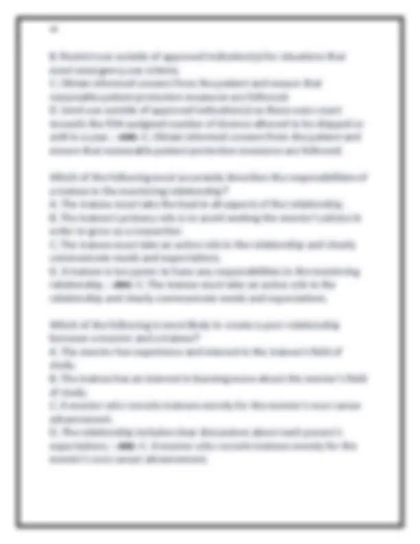 Citi Program Answers Module 1 CITI TRAINING COMPLETE MODULES 1-24 (BIOMEDICAL RESEARCH) WITH ...