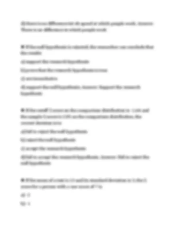 Statistics Portage Learning Module PORTAGE LEARNING STATISTICS MODULE 4 Z TEST 2026 FINAL PAPER FULL ...