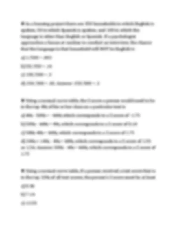 Statistics Portage Learning Module PORTAGE LEARNING STATISTICS MODULE 4 Z TEST 2026 FINAL PAPER FULL ...