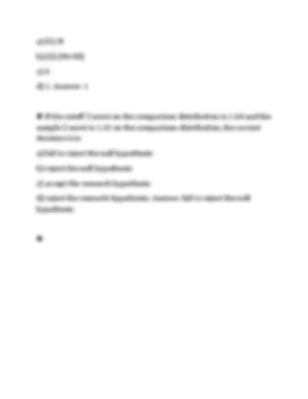 Statistics Portage Learning Module PORTAGE LEARNING STATISTICS MODULE 4 Z TEST 2026 FINAL PAPER FULL ...