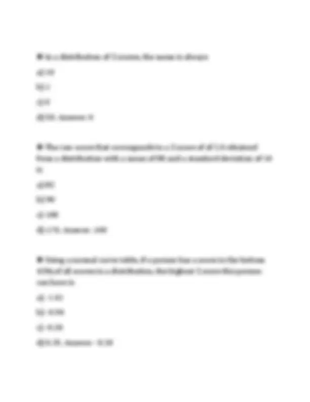 Statistics Portage Learning Module PORTAGE LEARNING STATISTICS MODULE 4 Z TEST 2026 FINAL PAPER FULL ...
