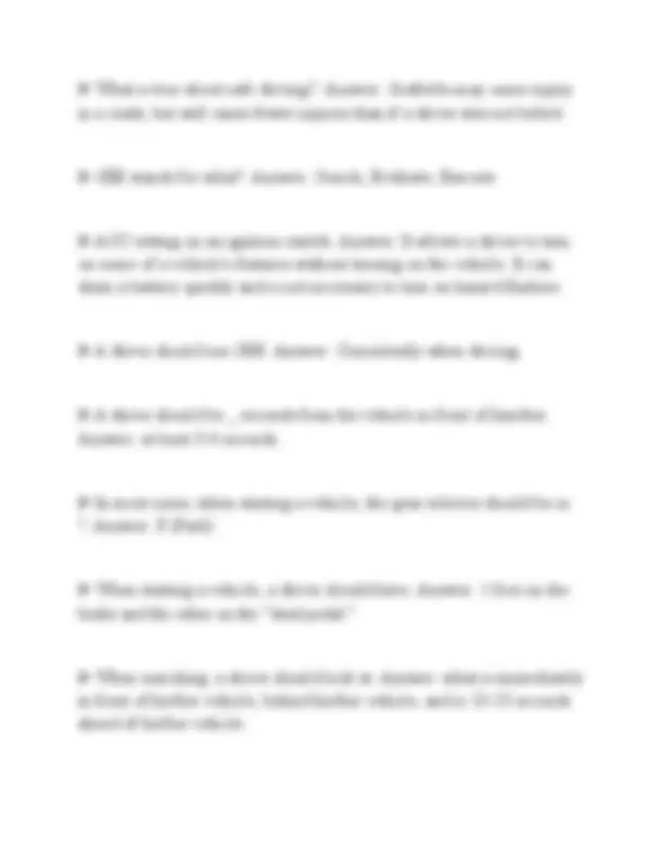 DRIVERS ED FINAL MVA ACTUAL TEST PAPER 2026 QUESTIONS WITH ANSWERS ...
