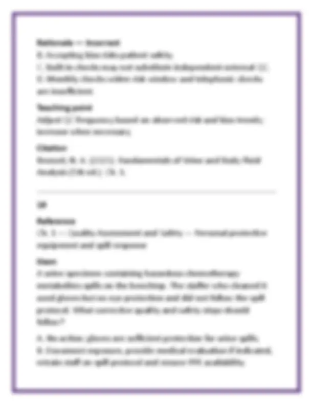 Fundamentals of Urine & Body Fluid Analysis Test Bank | Brunzel 5th ...