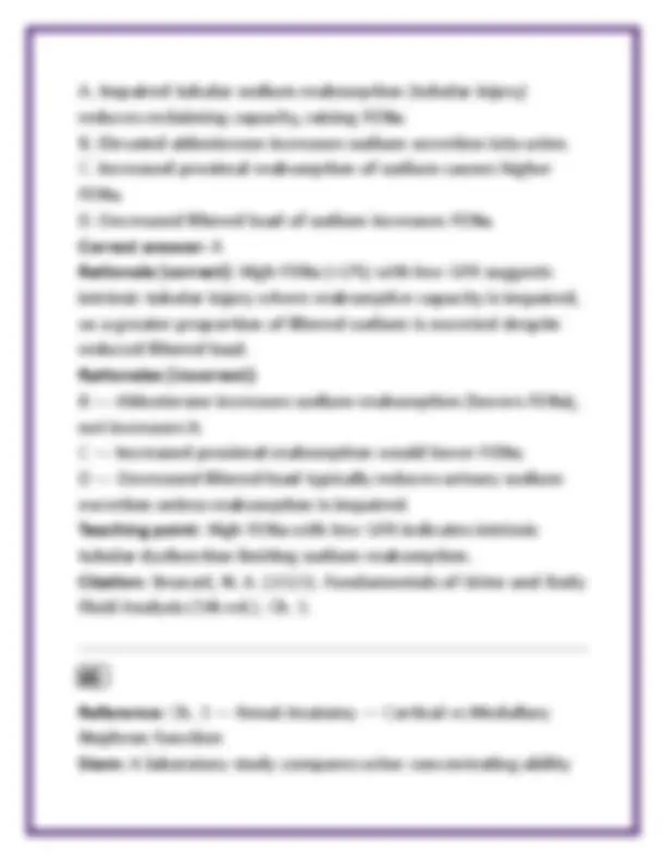 Fundamentals of Urine & Body Fluid Analysis Test Bank | Brunzel 5th ...