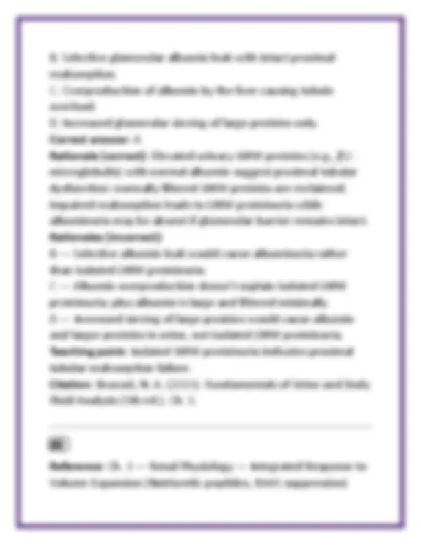 Fundamentals of Urine & Body Fluid Analysis Test Bank | Brunzel 5th ...