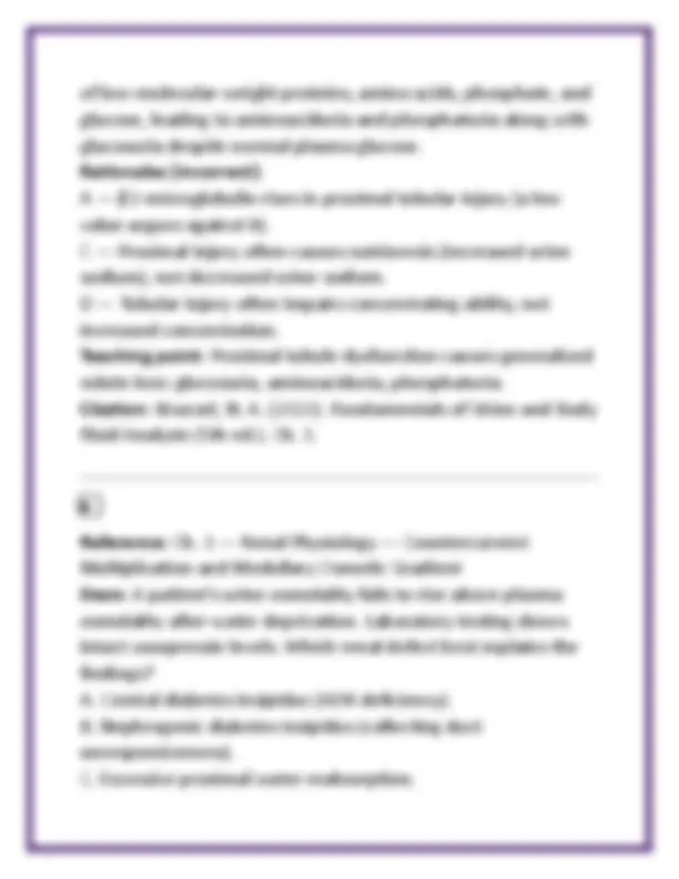 Fundamentals of Urine & Body Fluid Analysis Test Bank | Brunzel 5th ...