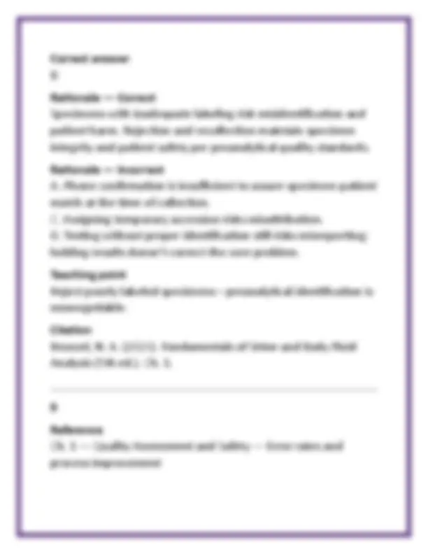 Fundamentals of Urine & Body Fluid Analysis Test Bank | Brunzel 5th ...