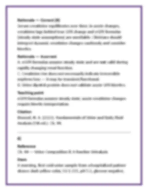 Fundamentals of Urine & Body Fluid Analysis Test Bank | Brunzel 5th ...