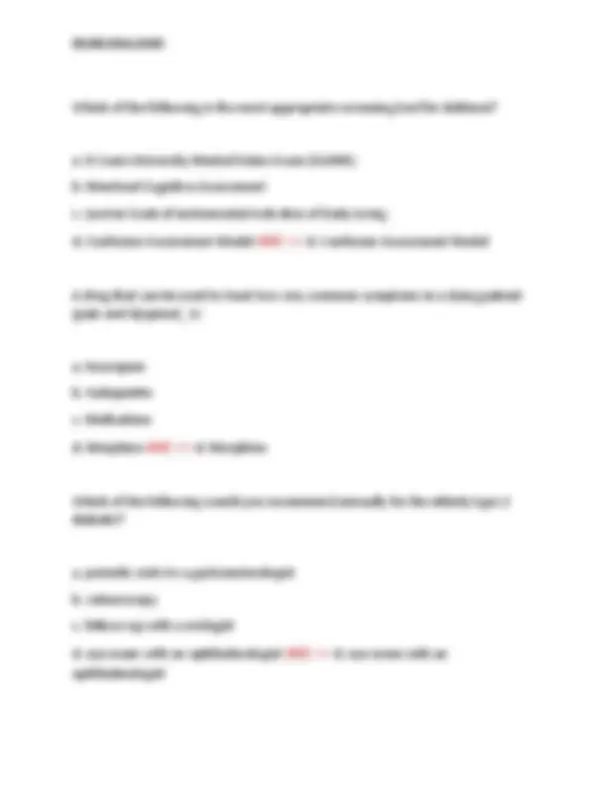NR 601 – Final Exam 2026, Academic Year 2026 – Questions and A+ Graded ...