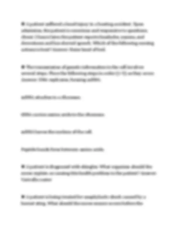 MEDICAL-SURGICAL NURSING ACTUAL EXAM PAPER 2026 QUESTIONS SOLUTIONS ...