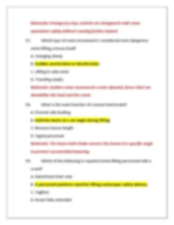 NYC Mobile Crane Operator Level II Certification Examination Practice ...