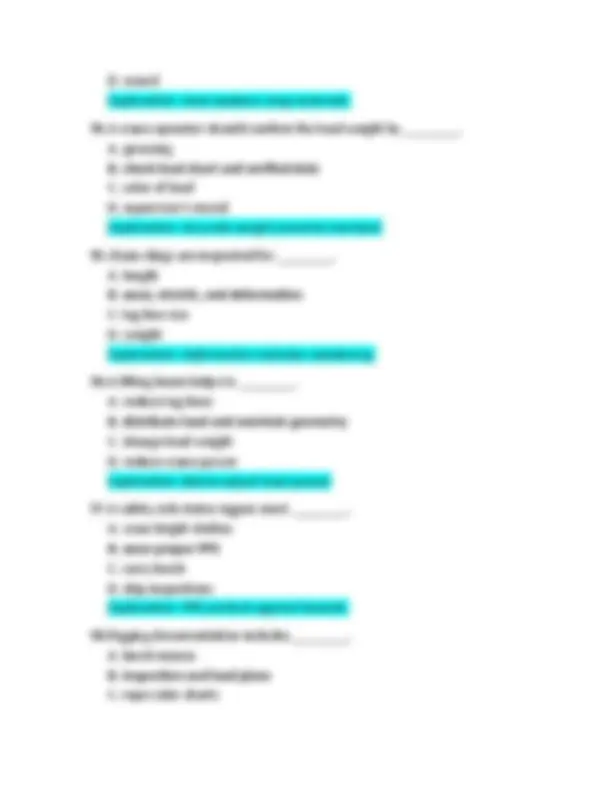 BASIC RIGGING EXAM — MOCK PAPER NEWEST 2026 2027 UPDATE 100 QUESTIONS ...