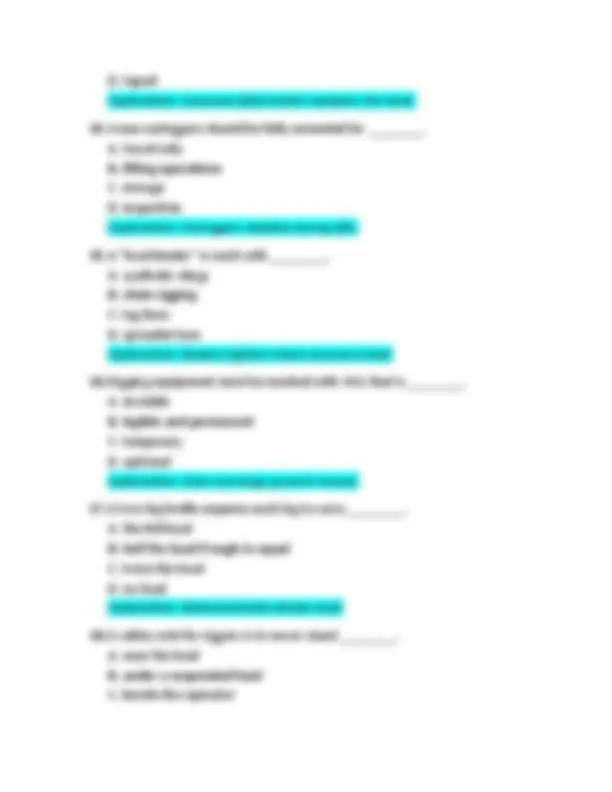 BASIC RIGGING EXAM — MOCK PAPER NEWEST 2026 2027 UPDATE 100 QUESTIONS ...