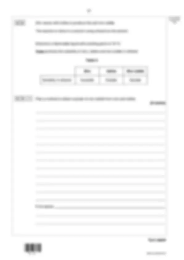 2025 AQA GCSE CHEMISTRY Higher Tier Paper 1 Question Paper & Mark ...