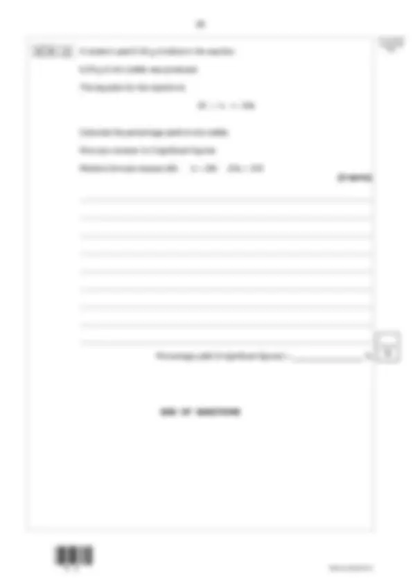 2025 AQA GCSE CHEMISTRY Higher Tier Paper 1 Question Paper & Mark ...
