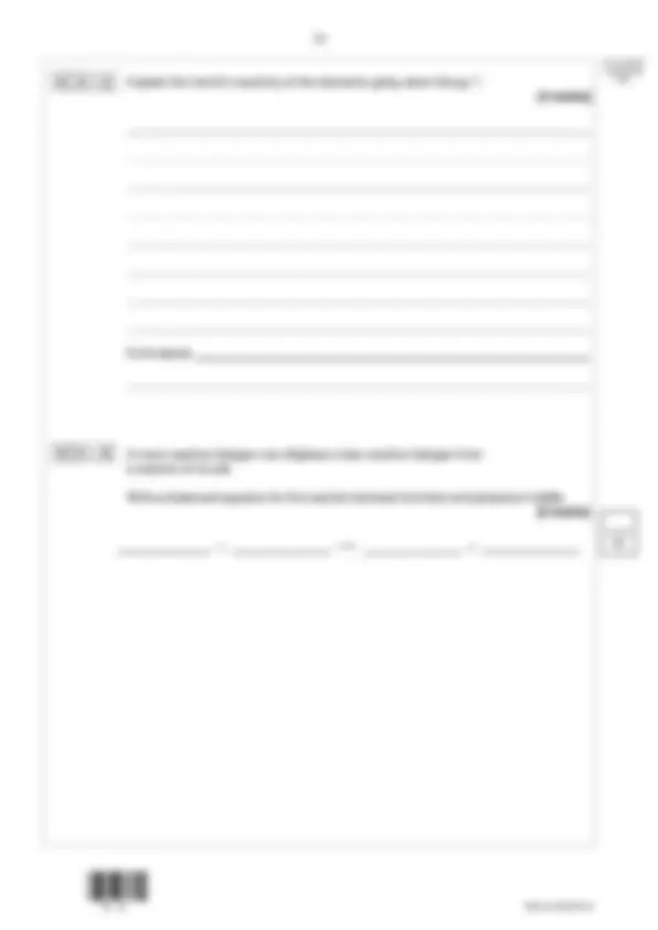 2025 AQA GCSE CHEMISTRY Higher Tier Paper 1 Question Paper & Mark ...