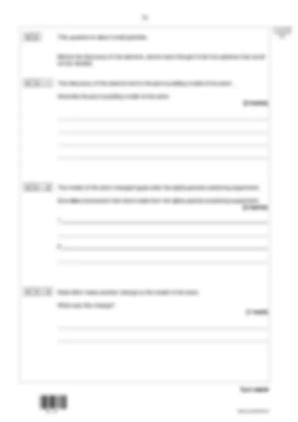 2025 AQA GCSE CHEMISTRY Higher Tier Paper 1 Question Paper & Mark ...