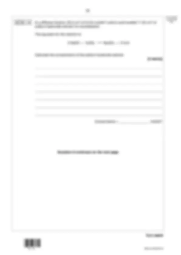 2025 AQA GCSE CHEMISTRY Higher Tier Paper 1 Question Paper & Mark ...