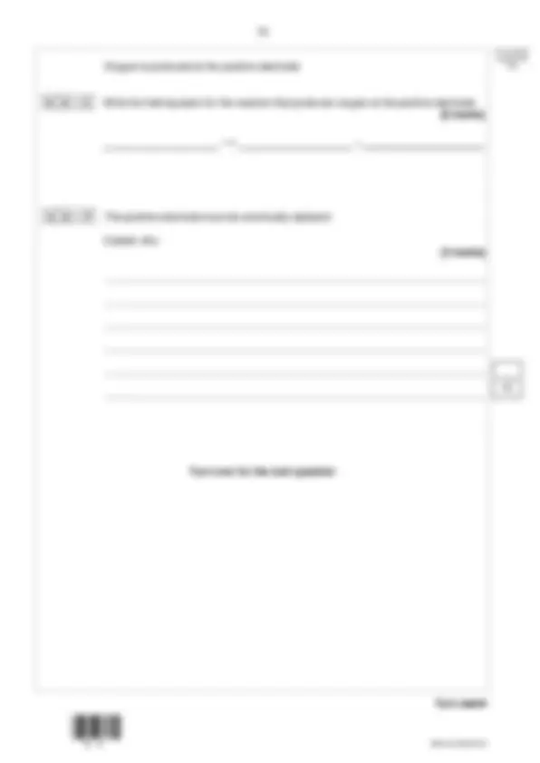 2025 AQA GCSE CHEMISTRY Higher Tier Paper 1 Question Paper & Mark ...