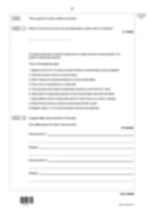 2025 AQA GCSE CHEMISTRY Higher Tier Paper 1 Question Paper & Mark ...