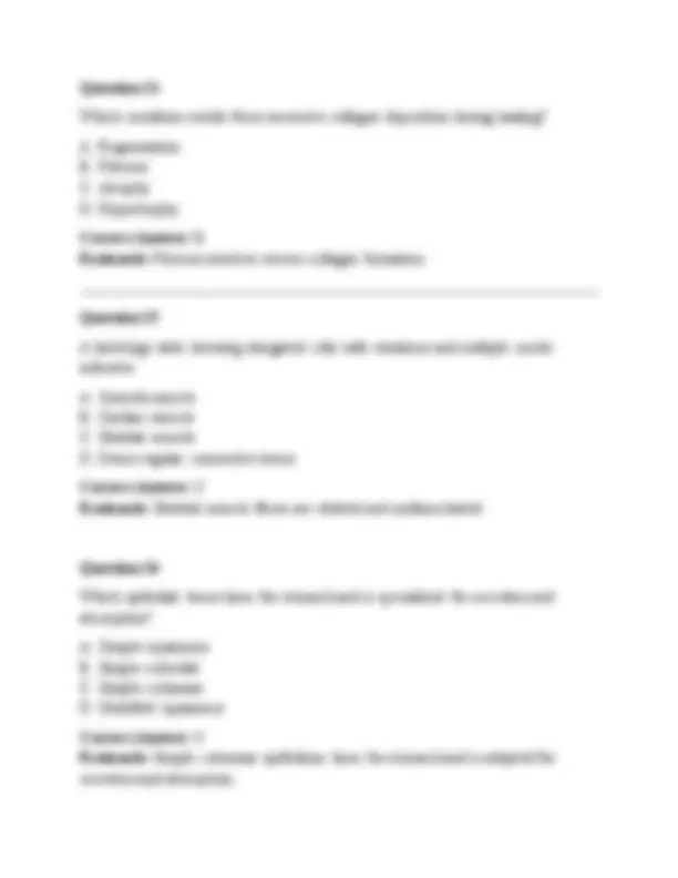 BIOL 251 Module 2 Exam – Human Anatomy & Physiology I – 150 Q&A with ...