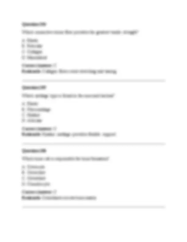 BIOL 251 Module 2 Exam – Human Anatomy & Physiology I – 150 Q&A with ...