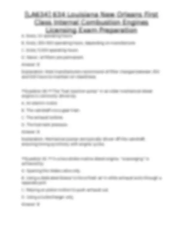 [LA634] 634 Louisiana New Orleans First Class Internal Combustion ...