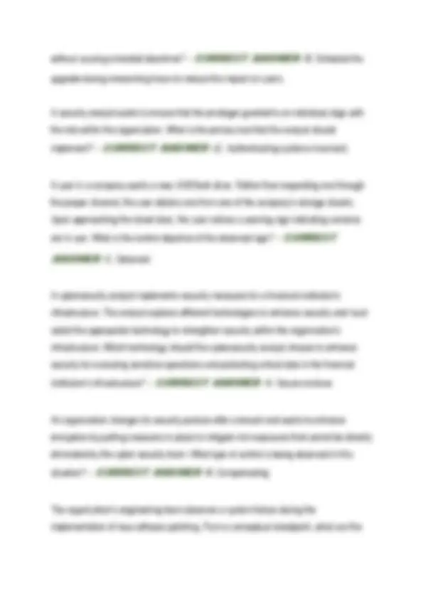 COMPTIA CERTMASTER CE SECURITY+ DOMAIN 1.0 GENERAL SECURITY CONCEPTS ...