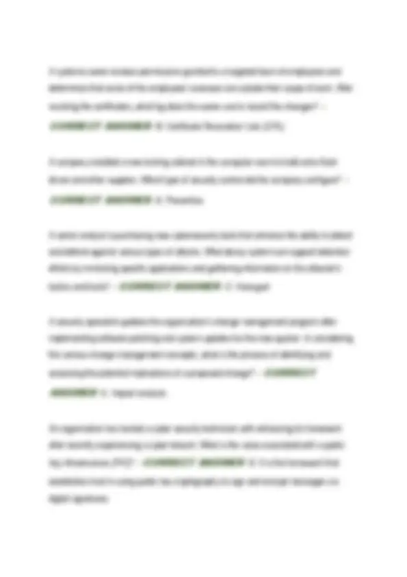 COMPTIA CERTMASTER CE SECURITY+ DOMAIN 1.0 GENERAL SECURITY CONCEPTS ...