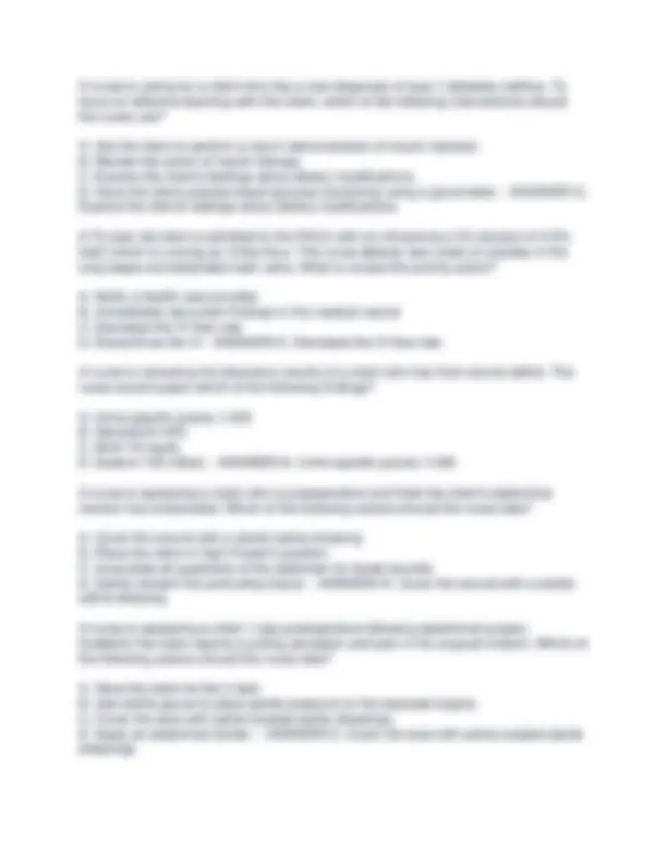 Fundamentals of Nursing Final Exam Test Bank - 2026/2027 Practice ...