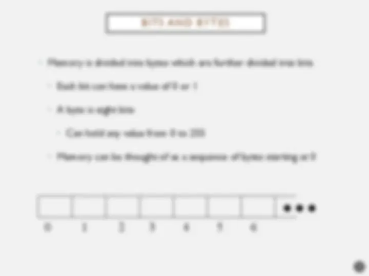 Object Oriented programing | Slides Object Oriented Programming | Docsity