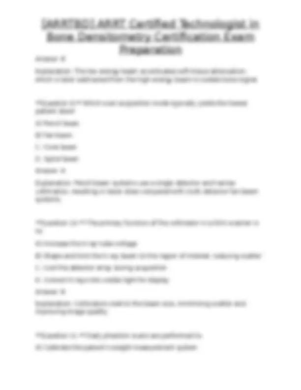 [ARRTBD] ARRT Certified Technologist in Bone Densitometry Certification ...