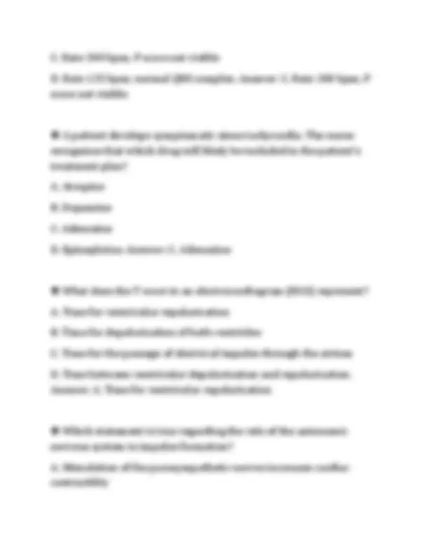 HERZING UNIVERSITY MEDICAL SURGICAL NURSING FINAL PAPER 2026 QUESTIONS ...