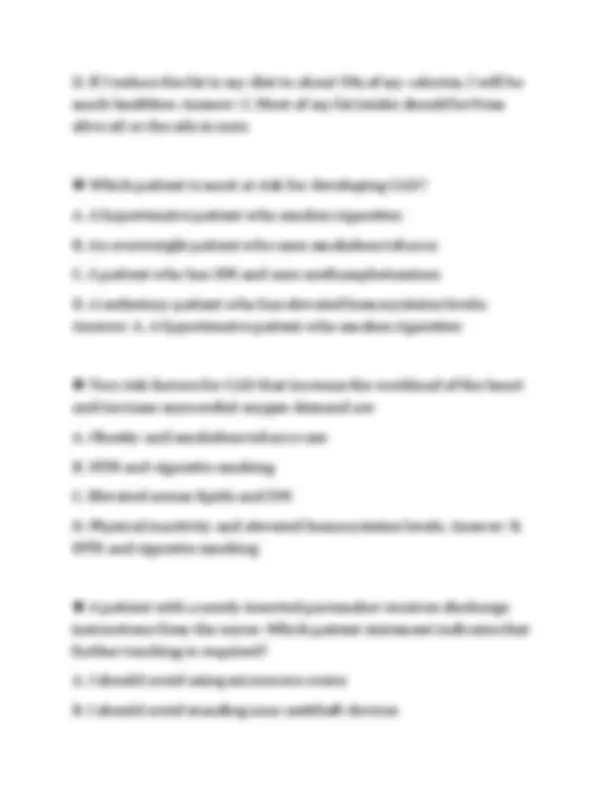 HERZING UNIVERSITY MEDICAL SURGICAL NURSING FINAL PAPER 2026 QUESTIONS ...