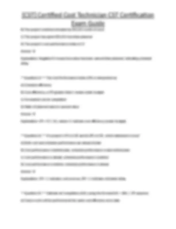 [CST] Certified Cost Technician CST Certification Exam Guide | Exams ...