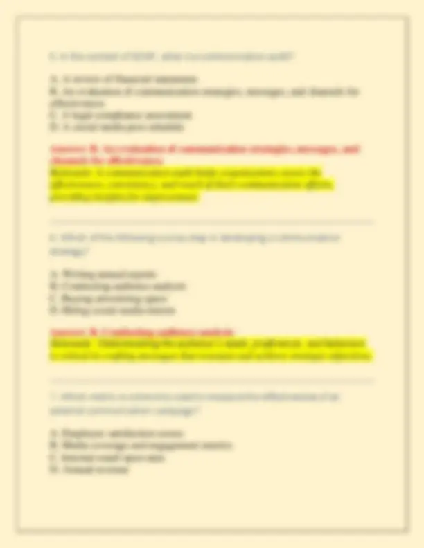 Scmp Exam SCMP: Strategic Communication Management Professional ACTUAL QUESTIONS ...