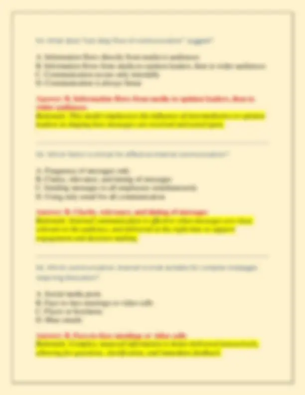 Scmp Exam SCMP: Strategic Communication Management Professional ACTUAL QUESTIONS ...