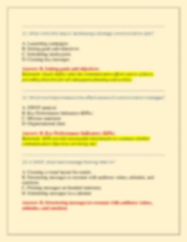 Scmp Exam SCMP: Strategic Communication Management Professional ACTUAL QUESTIONS ...