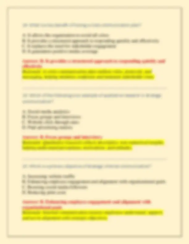 Scmp Exam SCMP: Strategic Communication Management Professional ACTUAL QUESTIONS ...