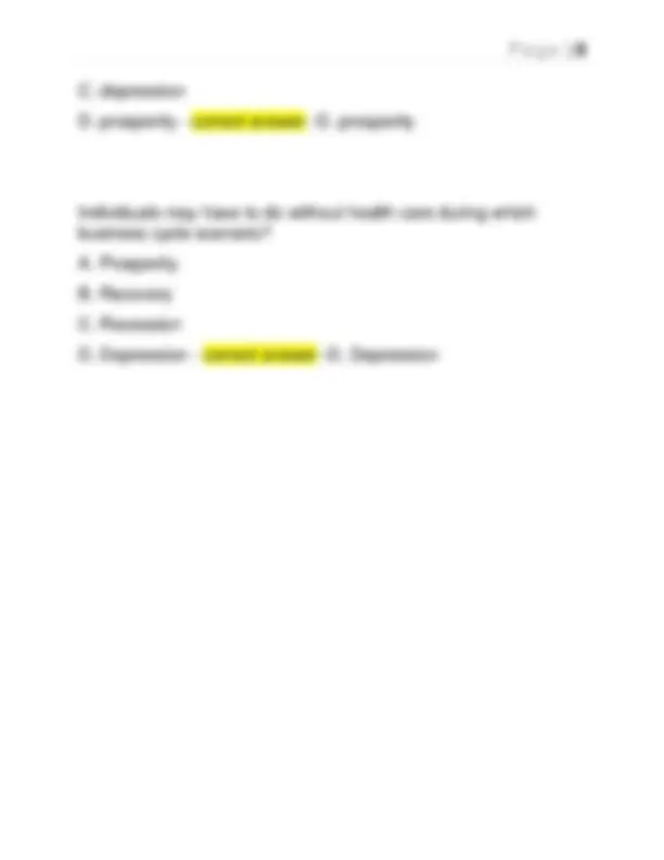 HSA 3111- US HEALTHCARE SYSTEMS QUIZZES 2026 QUESTIONS AND ANSWERS | A+ ...