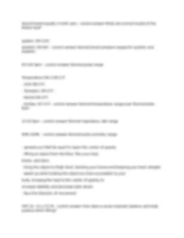 MDC 1 - Exam 2 Study Guide QUESTIONS & ANSWERS 2025/2026 PASSED | Exams ...