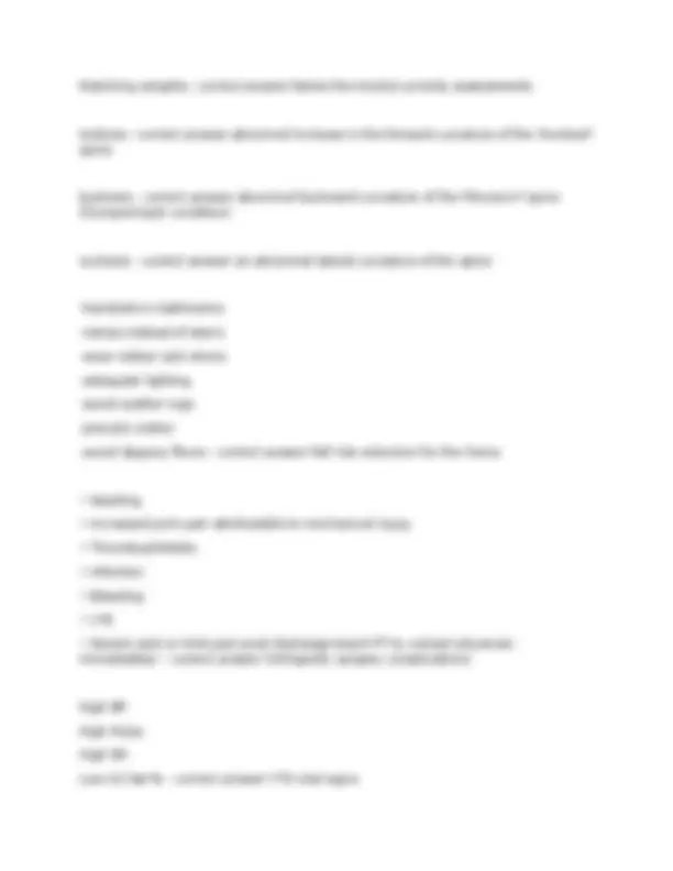 MDC 1 - Exam 2 Study Guide QUESTIONS & ANSWERS 2025/2026 PASSED | Exams ...