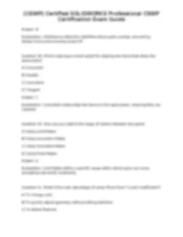 [CSWP] Certified SOLIDWORKS Professional CSWP Certification Exam Guide ...